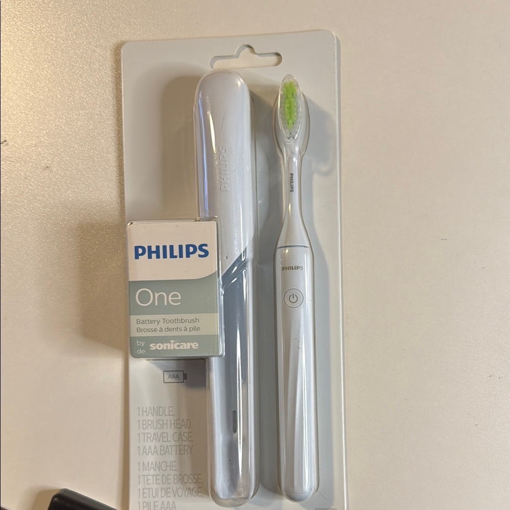 Philips Sonicare White and Green Electric Toothbrush